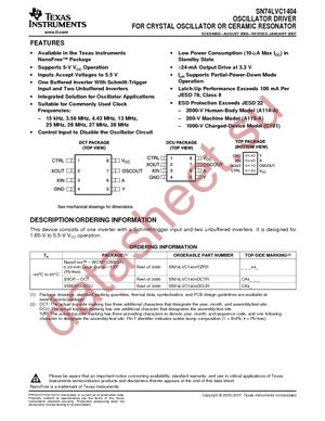 SN74LVC1404DCTRE4 datasheet  